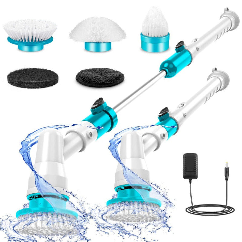 Electric Spin Scrubber Brush – Cordless Rechargeable Bathroom Cleaning Brush for Floor, Tiles, Tub & Kitchen