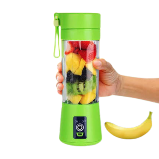 6-Blade Portable Juicer Mixer Grinder – USB Rechargeable Smoothie Blender for Fresh Juices & Shakes