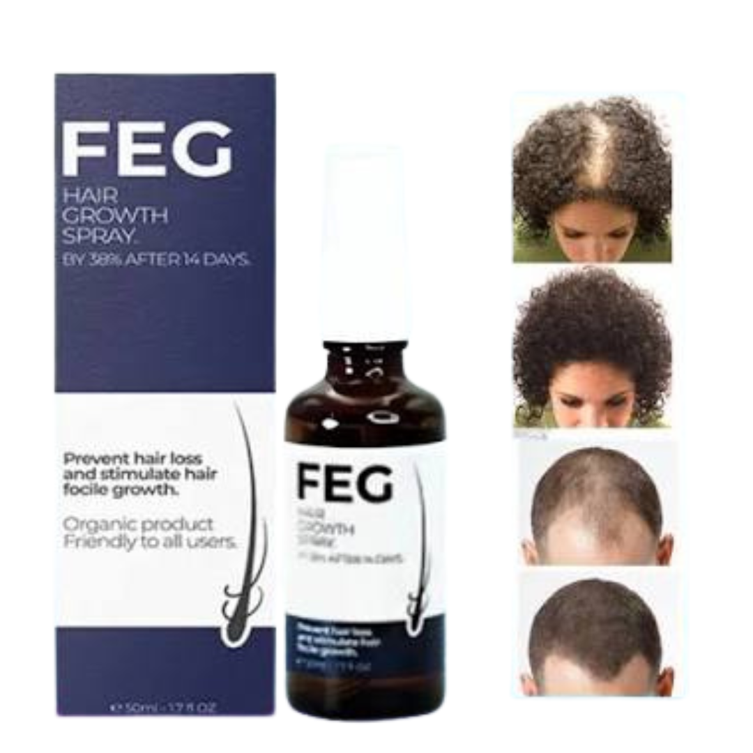 FEG Plus Hair Growth Spray – Nourishing Hair Regrowth & Hair Strengthening Spray for Men & Women