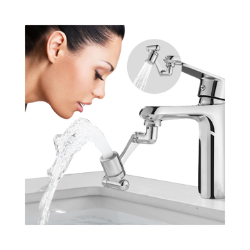 1800° Swivel Faucet Extender for Bathroom Sink – 2-Mode Water Saving Splash Filter Tap Extension
