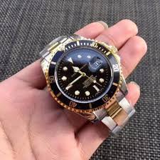 Luxury Two-Tone Gold & Silver Submariner Style Watch – Premium Stainless Steel Automatic Design
