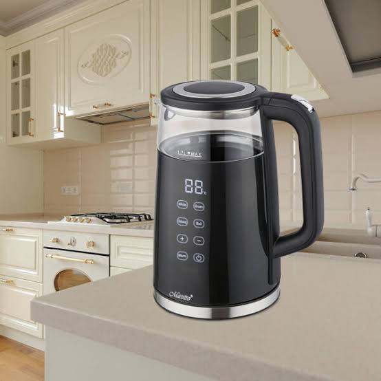 RSH-536-WST 1.8L Electric Kettle – 1800W Fast Boil Stainless Steel Tea & Water Kettle with Keep Warm Function