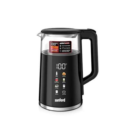 RSH-536-WST 1.8L Electric Kettle – 1800W Fast Boil Stainless Steel Tea & Water Kettle with Keep Warm Function
