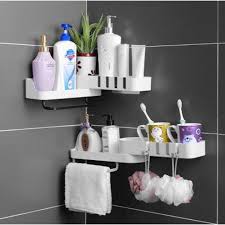 Rotatable Bathroom Shelf Storage Rack – 360° Corner Organizer for Bathroom, Kitchen & Home