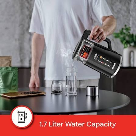RSH-536-WST 1.8L Electric Kettle – 1800W Fast Boil Stainless Steel Tea & Water Kettle with Keep Warm Function